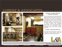 Tablet Screenshot of lorenz-associates.com